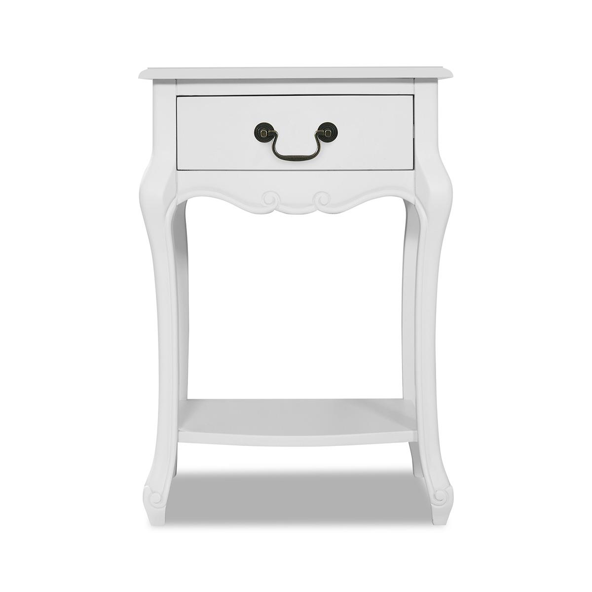 Shabby Chic White Bedroom Furniture, French Bed Bedside Table Chest Of Drawers - Picture 6 of 157