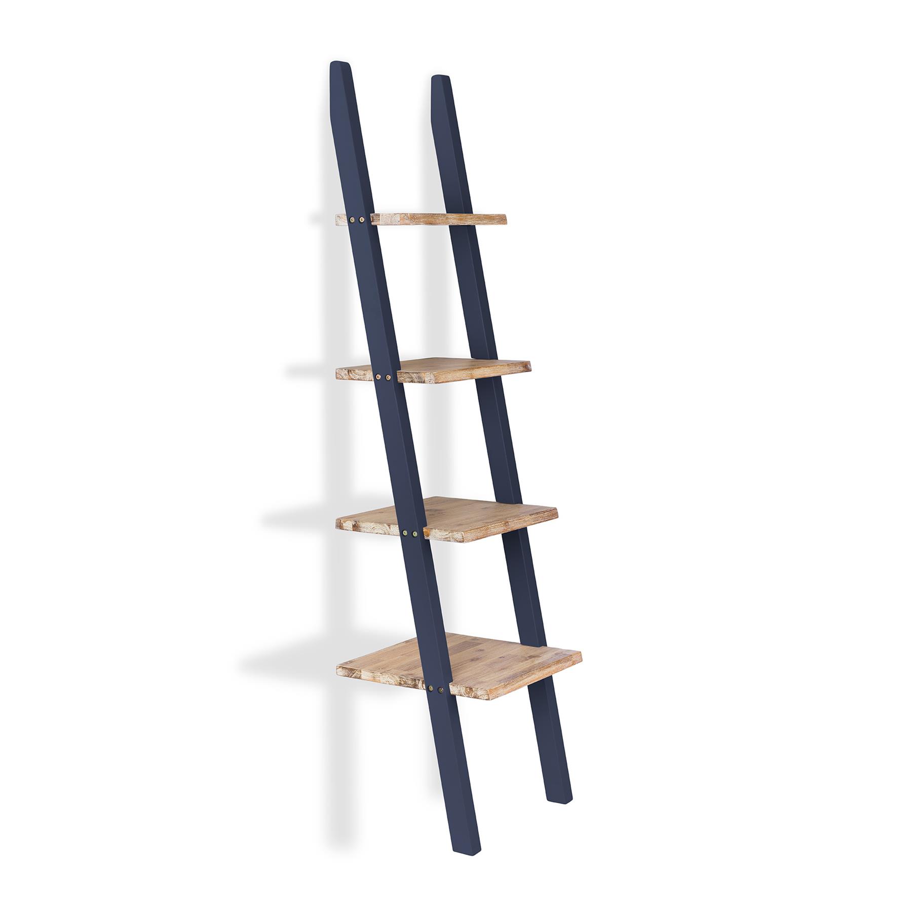 Florence Ladder Shelf Bookshelf Rack Lean up Display Storage Shelving Stand - Picture 9 of 26