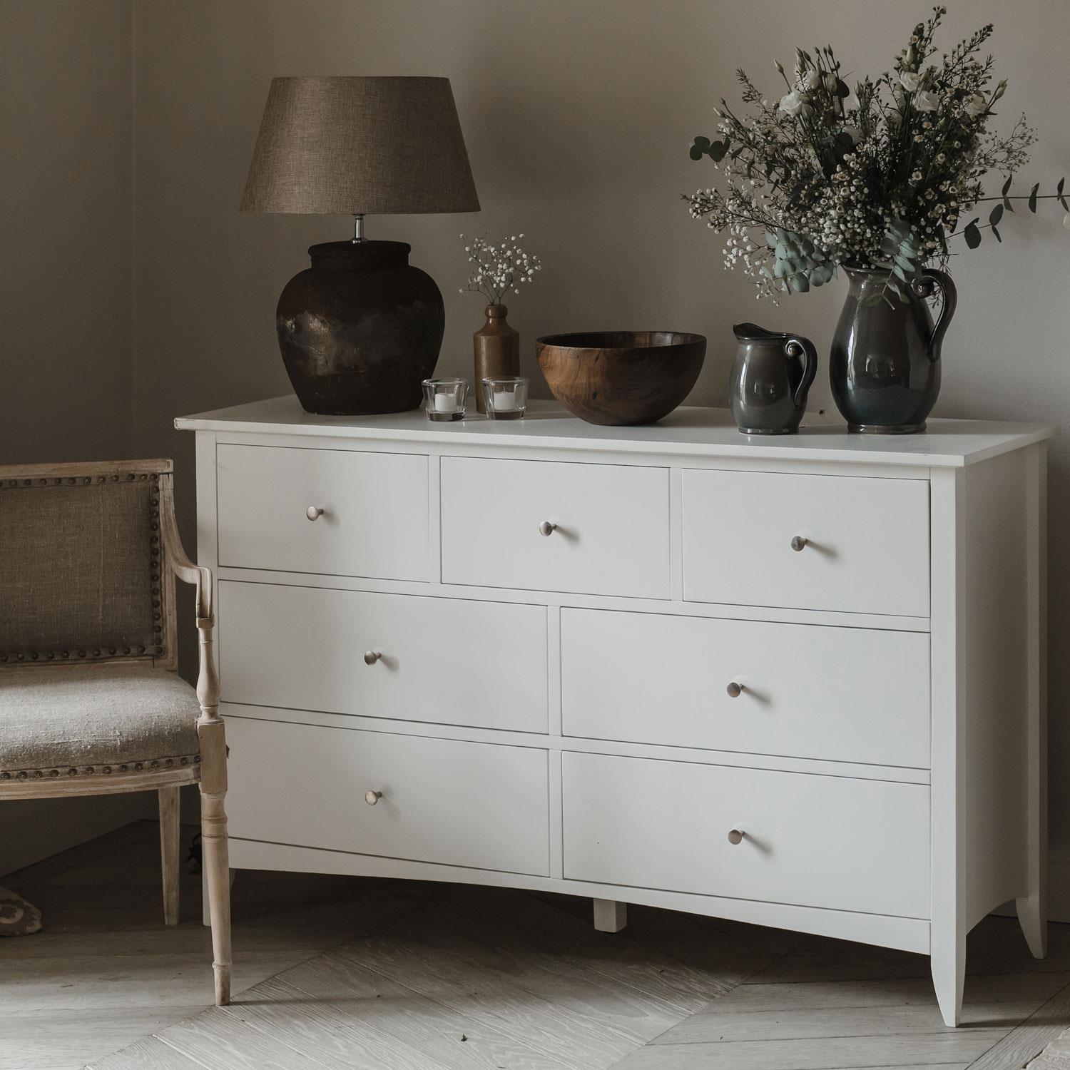 White Bedroom Furniture Bedside Table Chest of Drawers Bed EDWARD HOPPER Quality - Picture 41 of 88