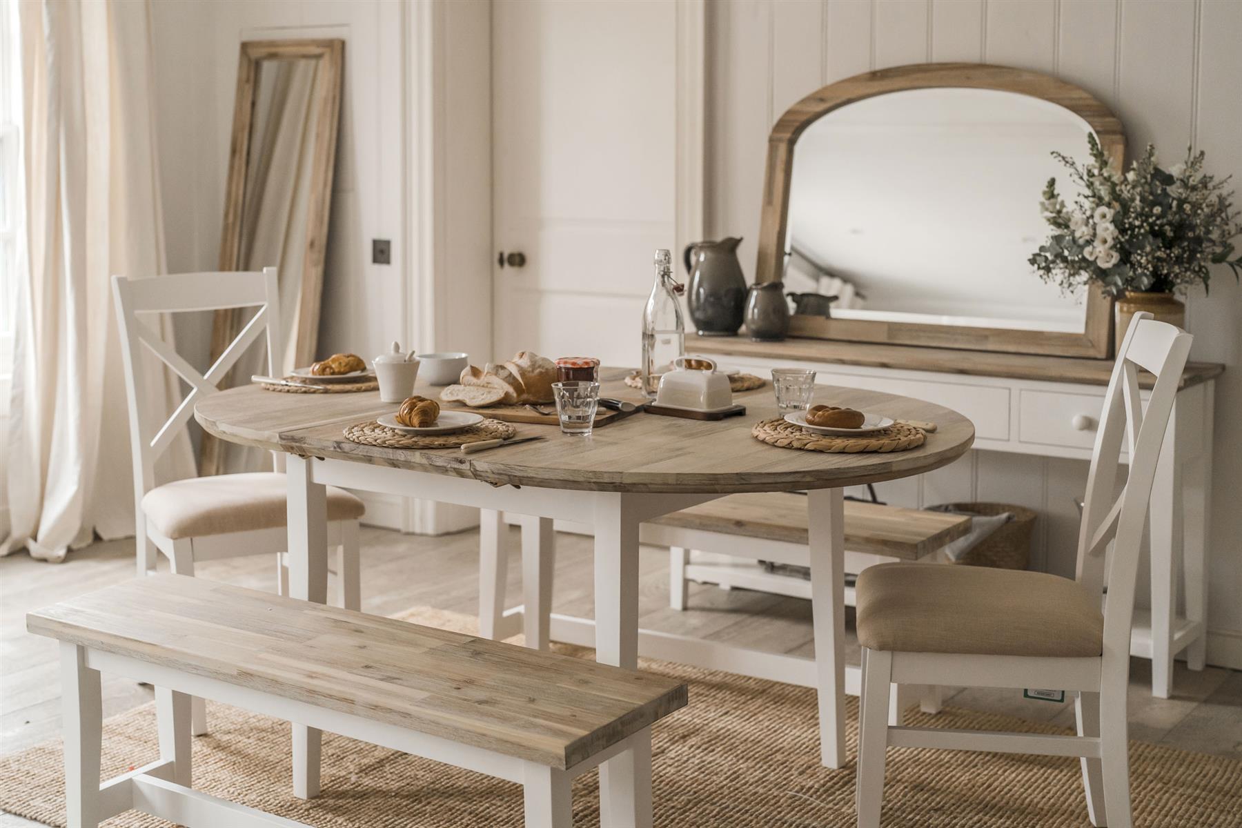 Florence Table Bench.120cm long bench ideal for kitchen table.Choice of colour - Picture 23 of 26