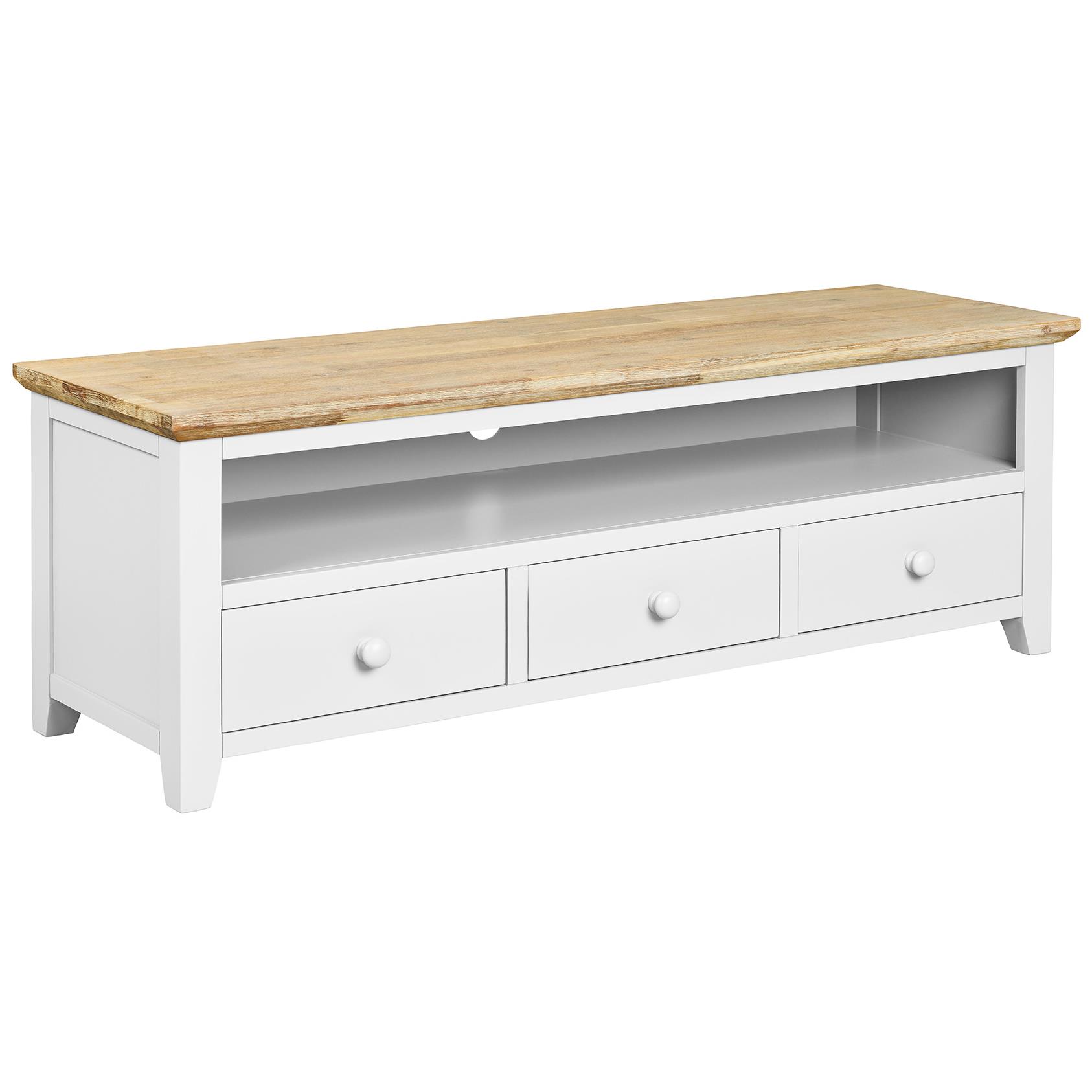 Florence Large TV Unit TV Stand with 3 Drawers and Shelf ,W145cm Fully Assembled - Picture 46 of 57