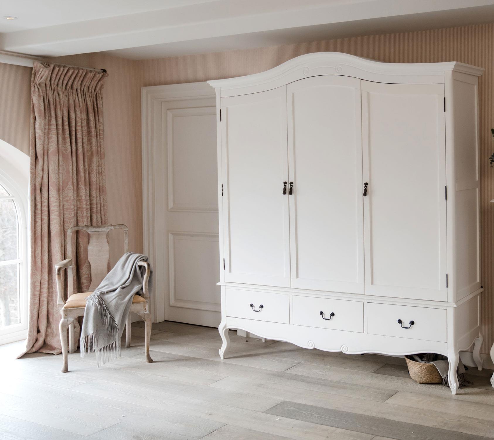 Shabby Chic White Bedroom Furniture, French Bed Bedside Table Chest Of Drawers - Picture 64 of 157