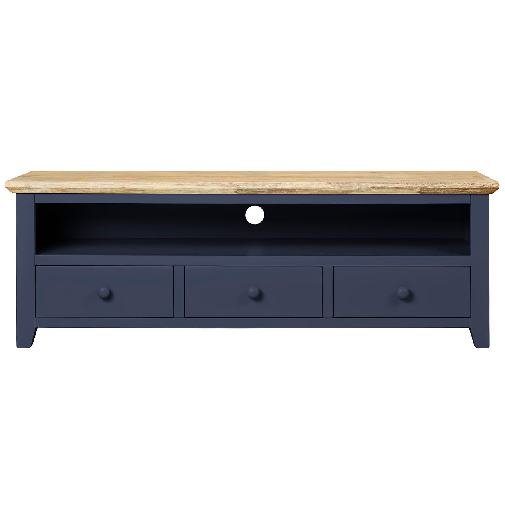 Florence Large TV Unit TV Stand with 3 Drawers and Shelf ,W145cm Fully Assembled - Picture 17 of 57