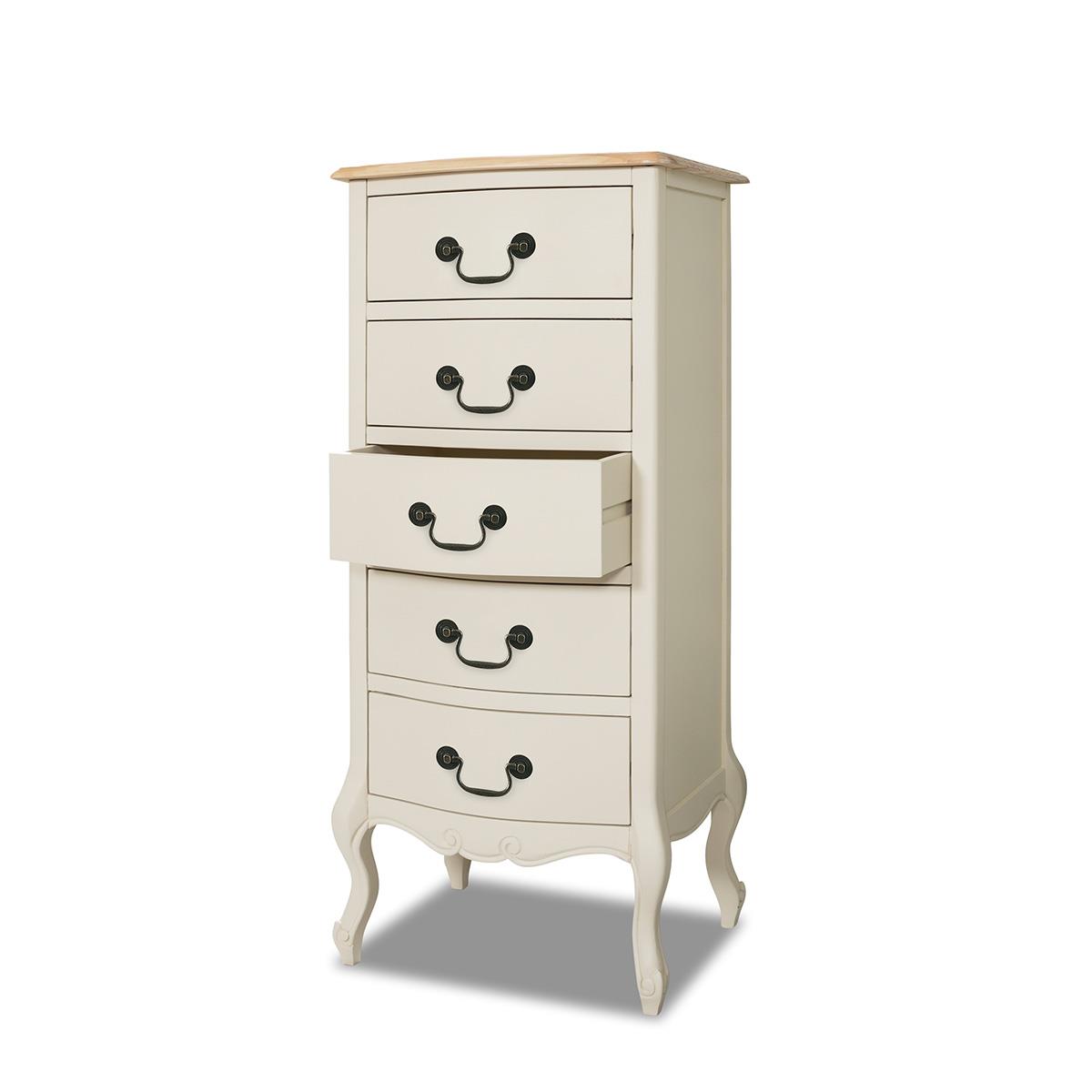 Shabby Chic Champagne Furniture, cream chest of drawers, dressing table, chests - Picture 21 of 139
