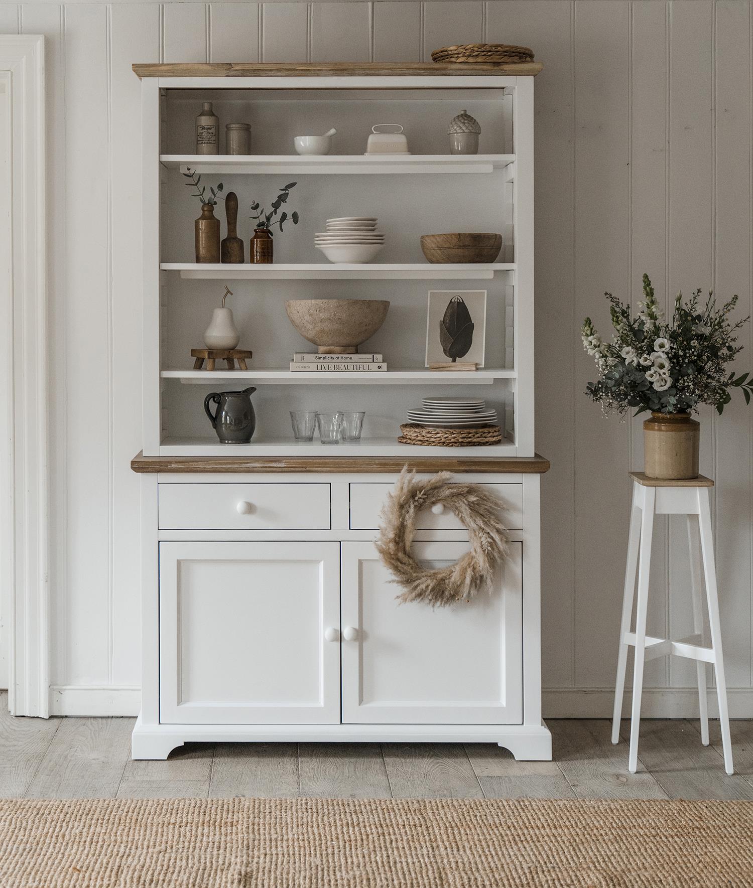 Kitchen Dining Furniture, White Breakfast Bar, Console Table, Sideboard FLORENCE - Picture 57 of 226