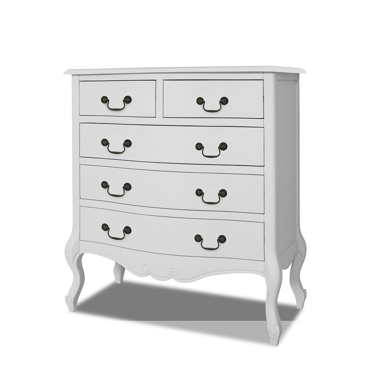 Shabby Chic White Bedroom Furniture, French Bed Bedside Table Chest Of Drawers - Picture 19 of 157