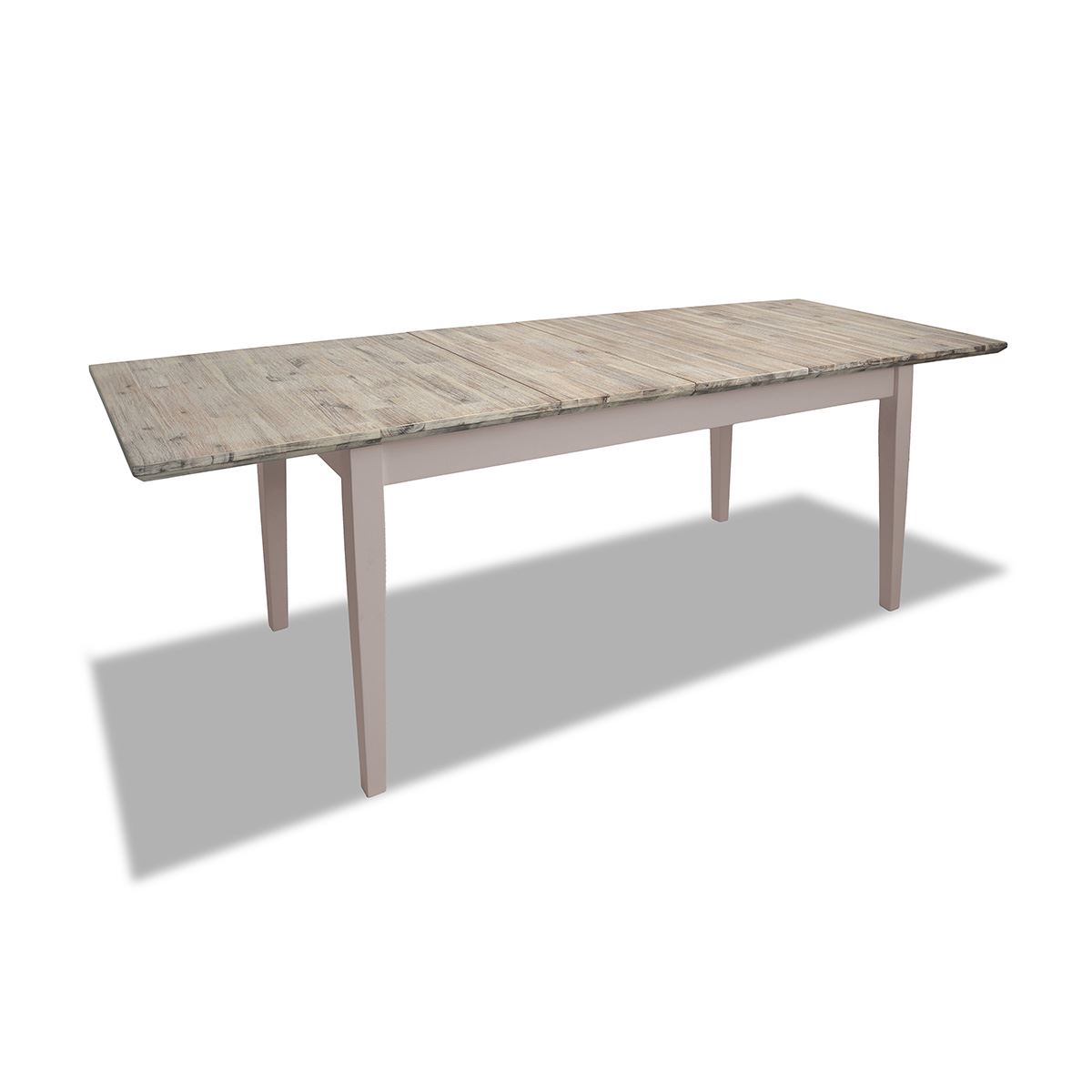Extending Dining Table +4 Chairs Rectangular Center Extension FLORENCE furniture - Picture 86 of 152