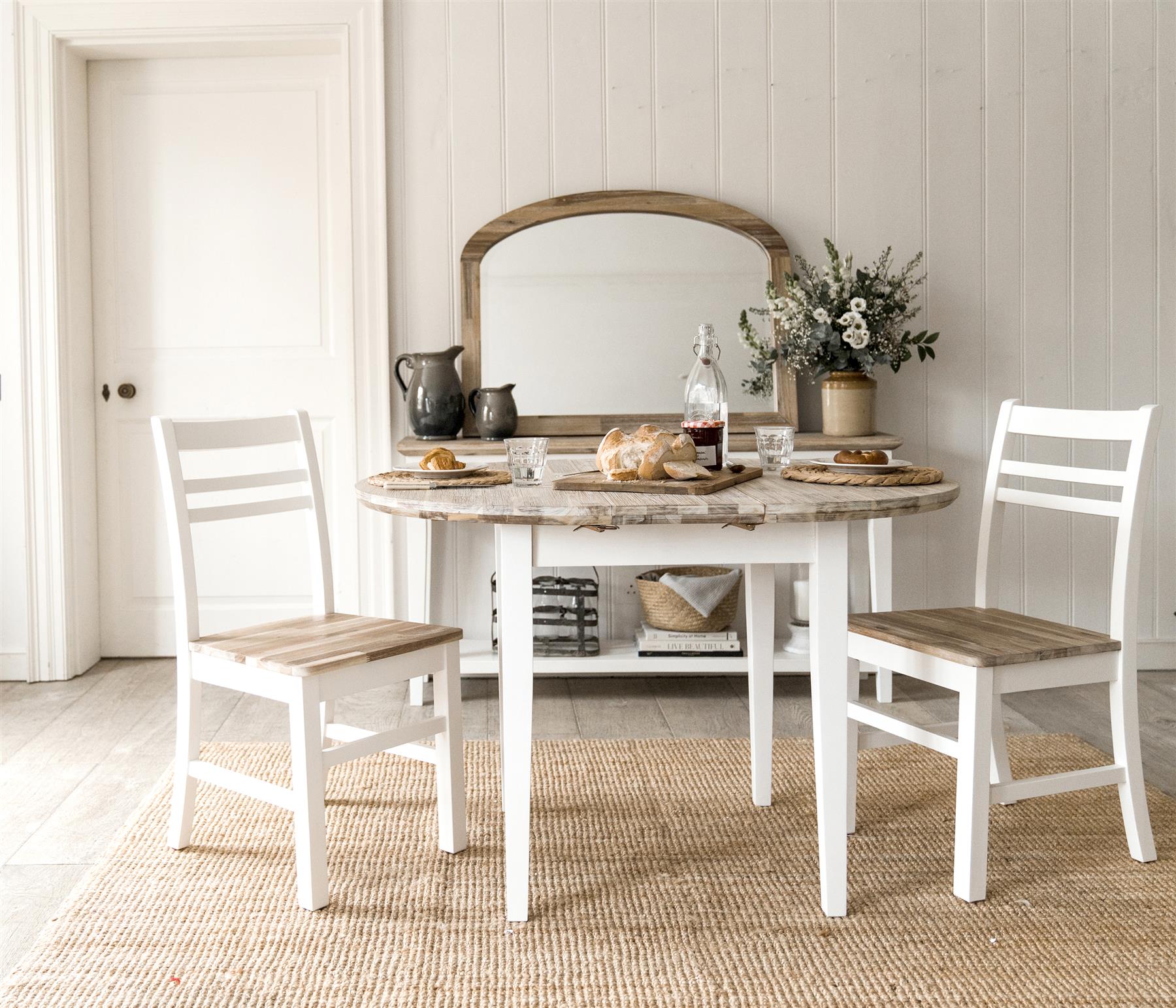 Florence Country Chair. Wooden Kitchen Dining Chair, Acacia Wood Seat QUALITY - Picture 30 of 34