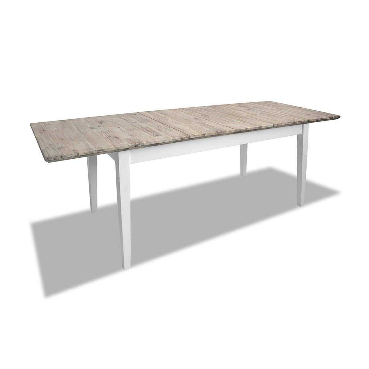 Extending Dining Table +4 Chairs Rectangular Center Extension FLORENCE furniture - Picture 36 of 152