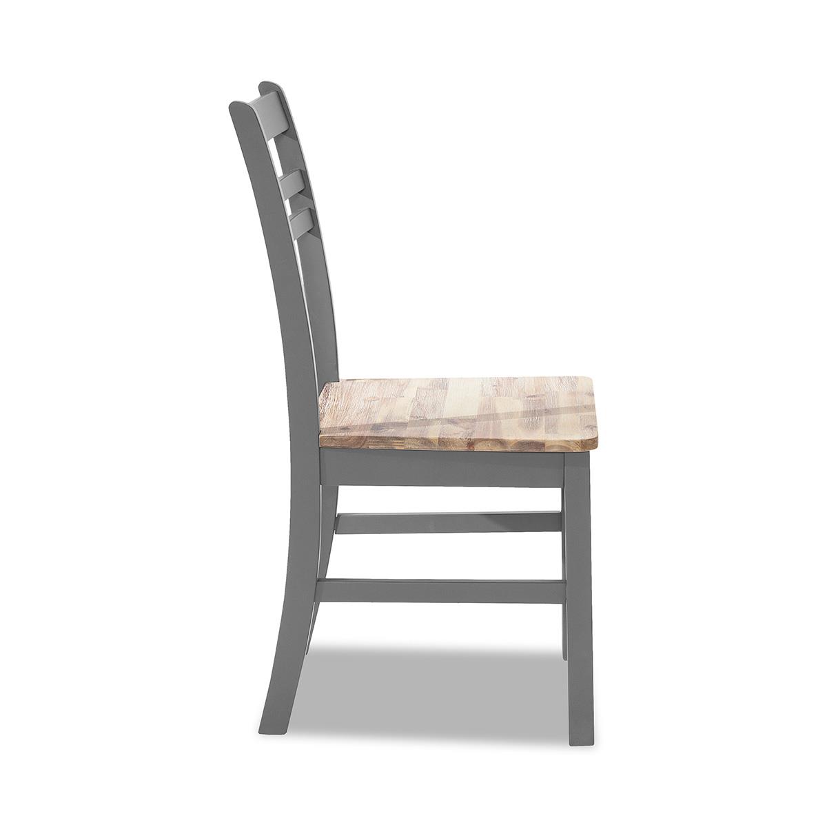 Florence Country Chair. Wooden Kitchen Dining Chair, Acacia Wood Seat QUALITY - Picture 6 of 34