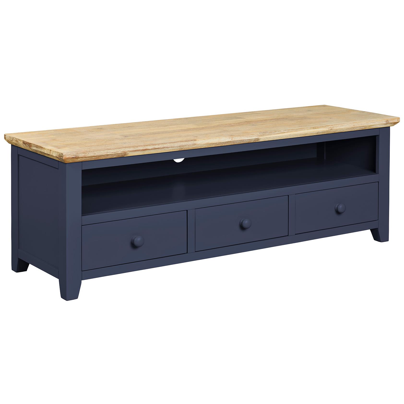 Florence Large TV Unit TV Stand with 3 Drawers and Shelf ,W145cm Fully Assembled - Picture 14 of 57