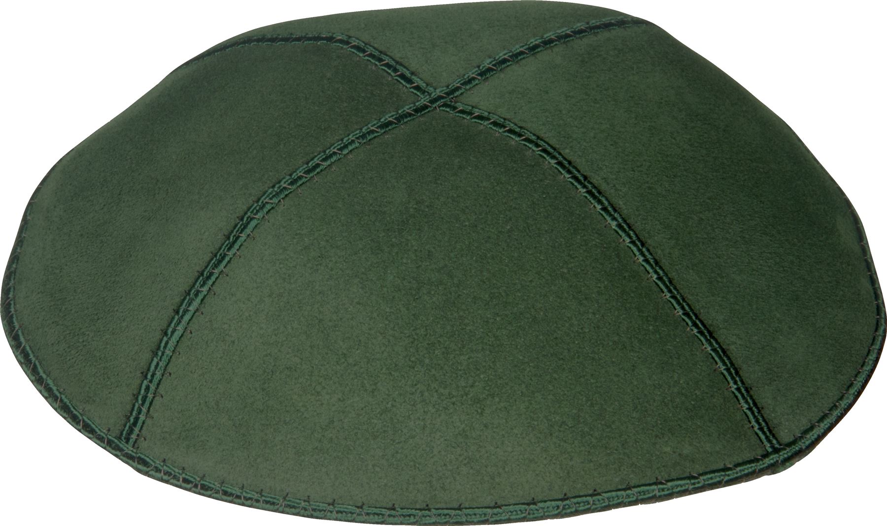 Plain Genuine Suede Kippah with 4 Sections kippot yarmulke kippa yamaka