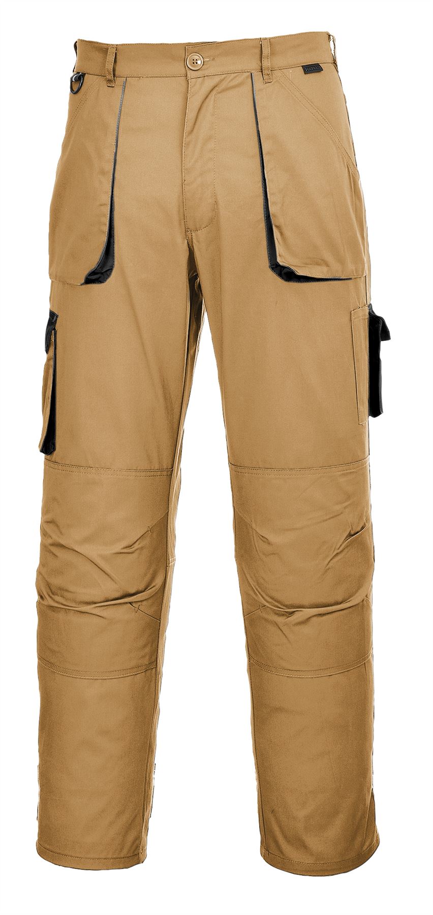 Texo TX11 Work Trousers Pants Knee Pad Pockets Half Elastic Waist
