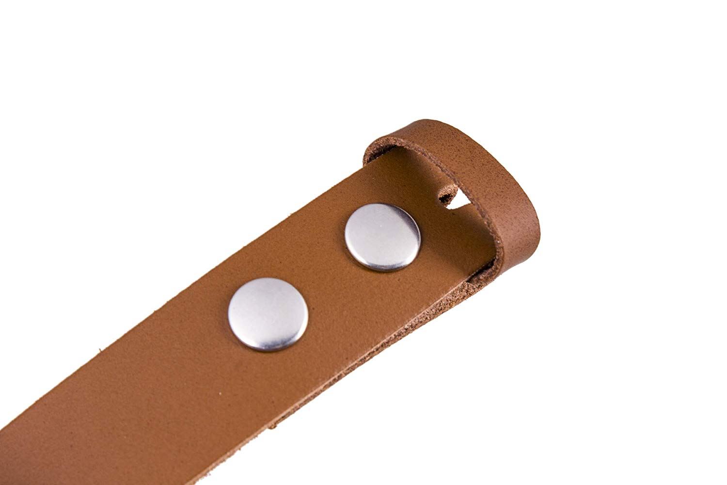 Shenky Wechselgürtel Leder - Gürtel ohne Schnalle zum Wechseln - 4cm Breite - Bild 4 von 7