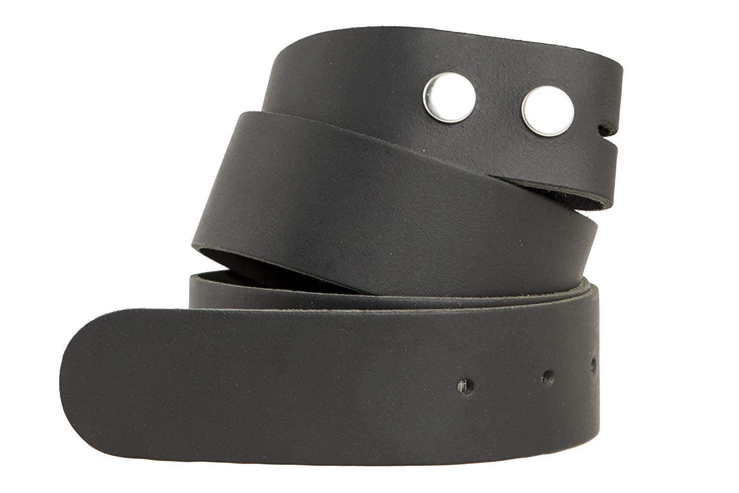 Shenky Wechselgürtel Leder - Gürtel ohne Schnalle zum Wechseln - 4cm Breite - Bild 6 von 7