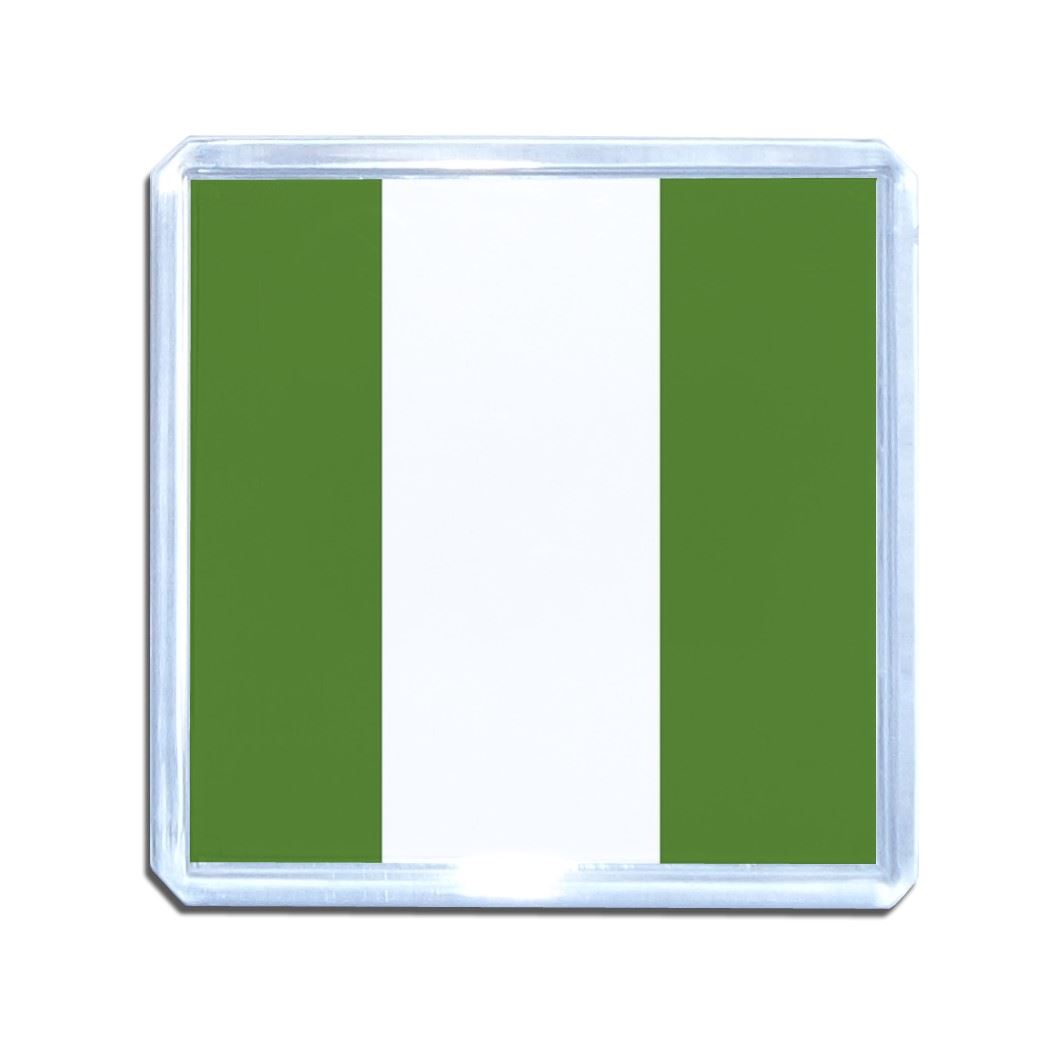 Nigeria Flag Plastic Fridge Magnet (S, M, L, XL) - Picture 9 of 10