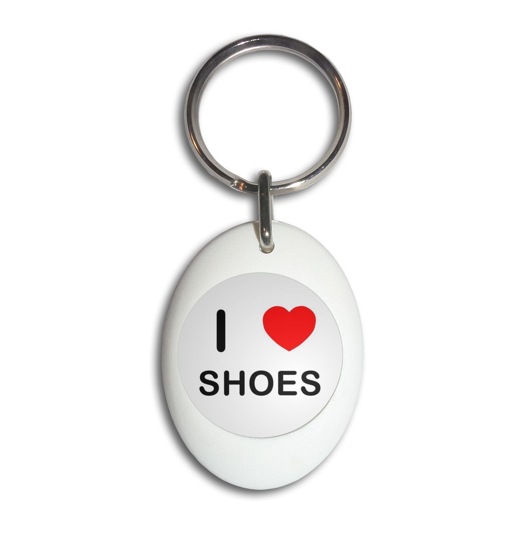 Shoes I Love Schlüsselanhänger Herz Kunststoff oval (43 mm x 32,5 mm) - Bild 9 von 10