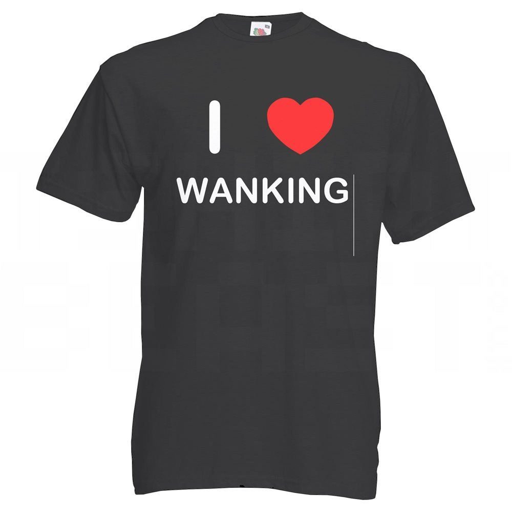 W*nking I Love T Shirt Tee Adult Crew Neck Short Sleeved - Picture 5 of 34