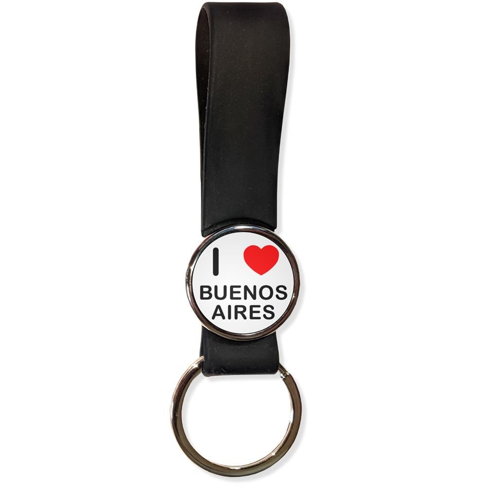 Buenos Aires I Love Silicone Loop Key Ring (35mm x 120mm) - Picture 3 of 8