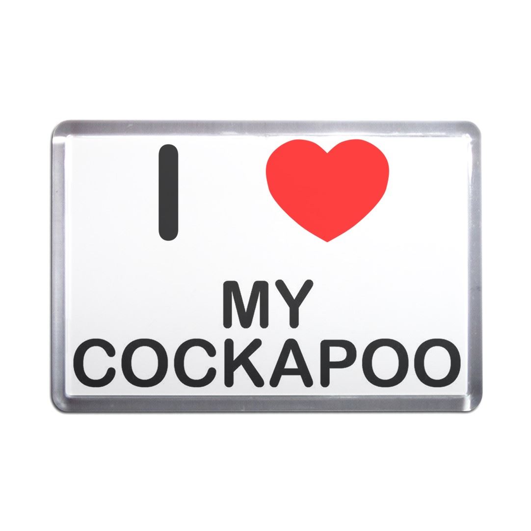 My Cockapoo Plastic Fridge Magnet (S, M, L, XL) - Picture 5 of 10