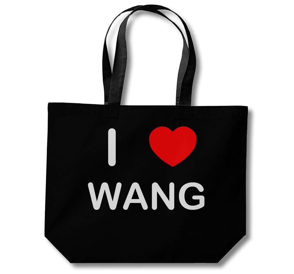 Wang I Love Cotton Shopping Bag (Black, White, Natural) - Picture 5 of 8