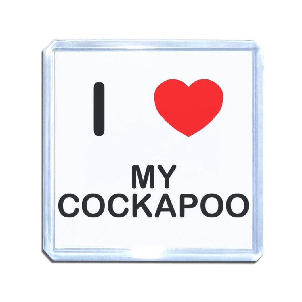 My Cockapoo Plastic Fridge Magnet (S, M, L, XL) - Picture 9 of 10