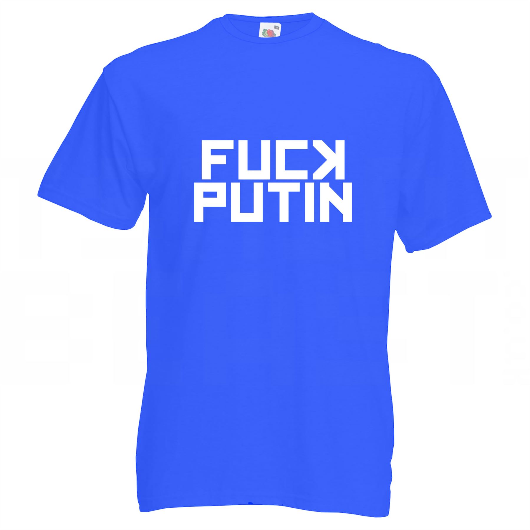 F*ck Putin T Shirt Tee Adult Crew Neck Short Sleeved - Picture 15 of 34