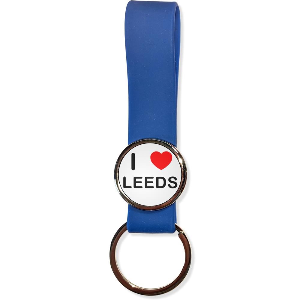 Leeds I Love Silicone Loop Key Ring (35mm x 120mm) - Picture 5 of 8