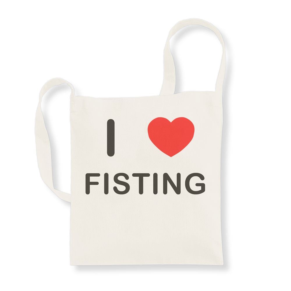 F*sting I Love Reusable Cotton Sling Long Handle Bag - Imagen 3 de 8