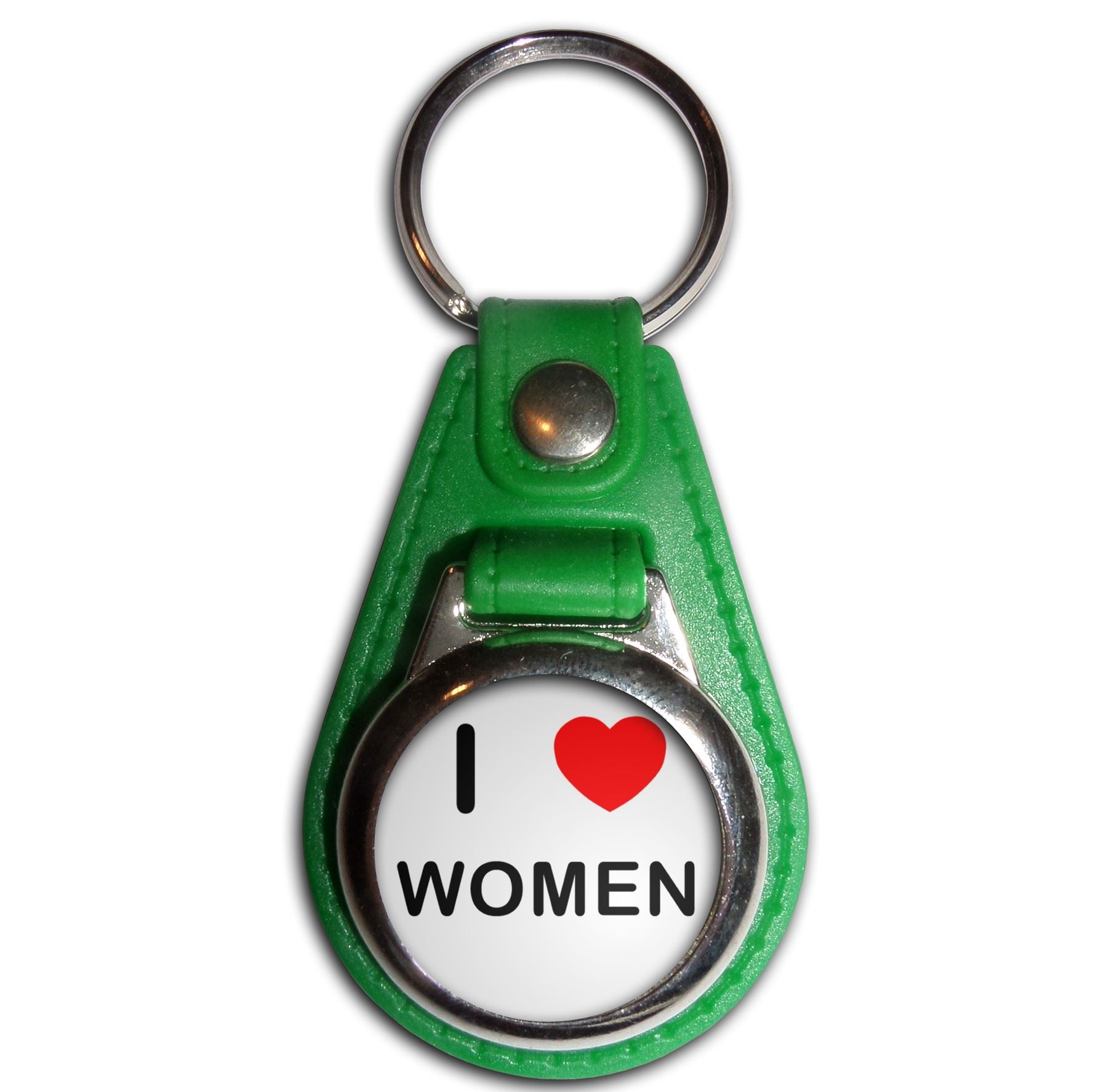 Women I Love Plastic Medallion Key Ring (61mm x 38mm) - Picture 7 of 12