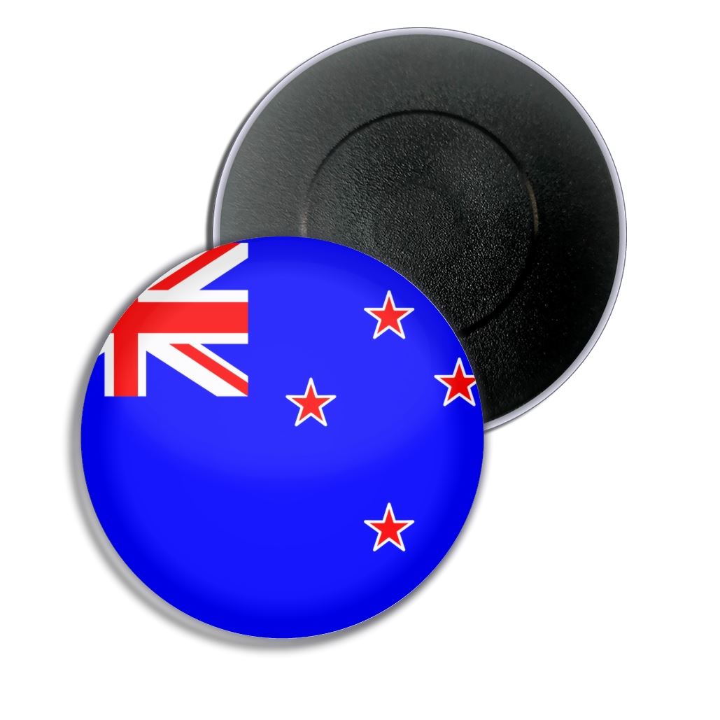 Neuseeland Flagge Kühlschrankmagnet Knopf Abzeichen (25, 55 oder 77 mm) - Bild 3 von 4