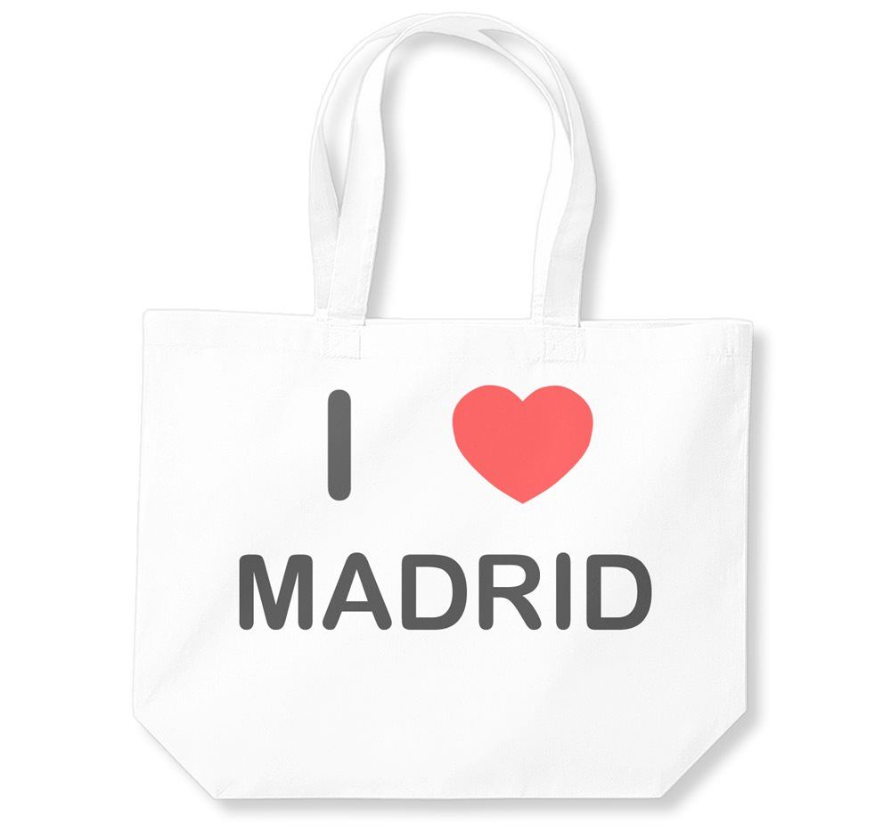 I Love Madrid - Bolsa de Compras de Algodón | Elección de Color
