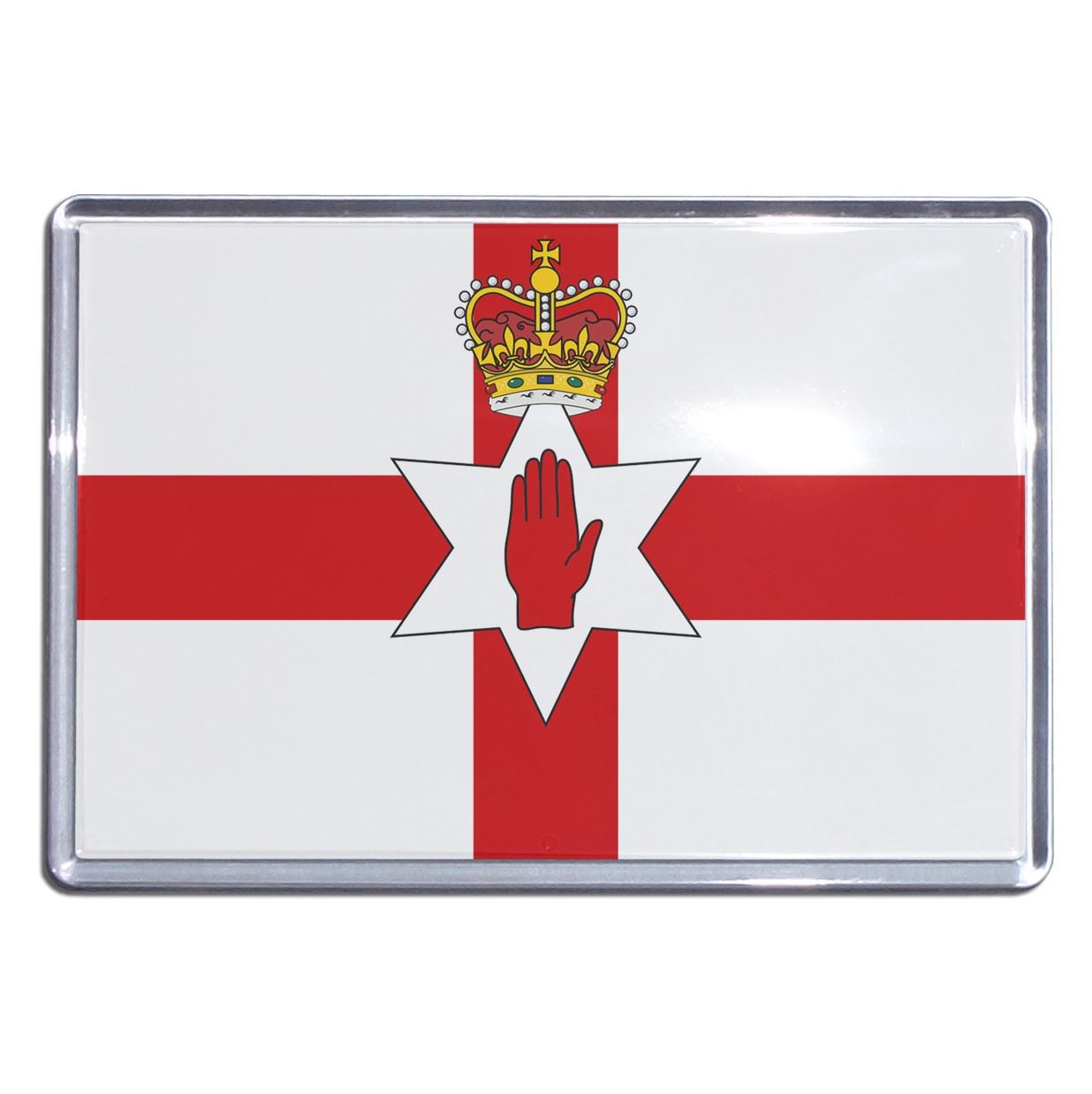 Northern Ireland Flag Plastic Fridge Magnet (S, M, L, XL) - Picture 3 of 10