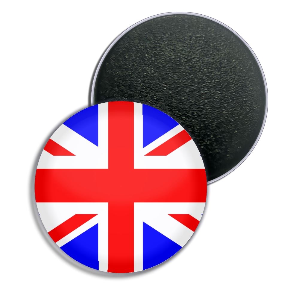 Union Jack UK Flagge Kühlschrankmagnet Knopf Abzeichen (25, 55 oder 77 mm) - Bild 2 von 4