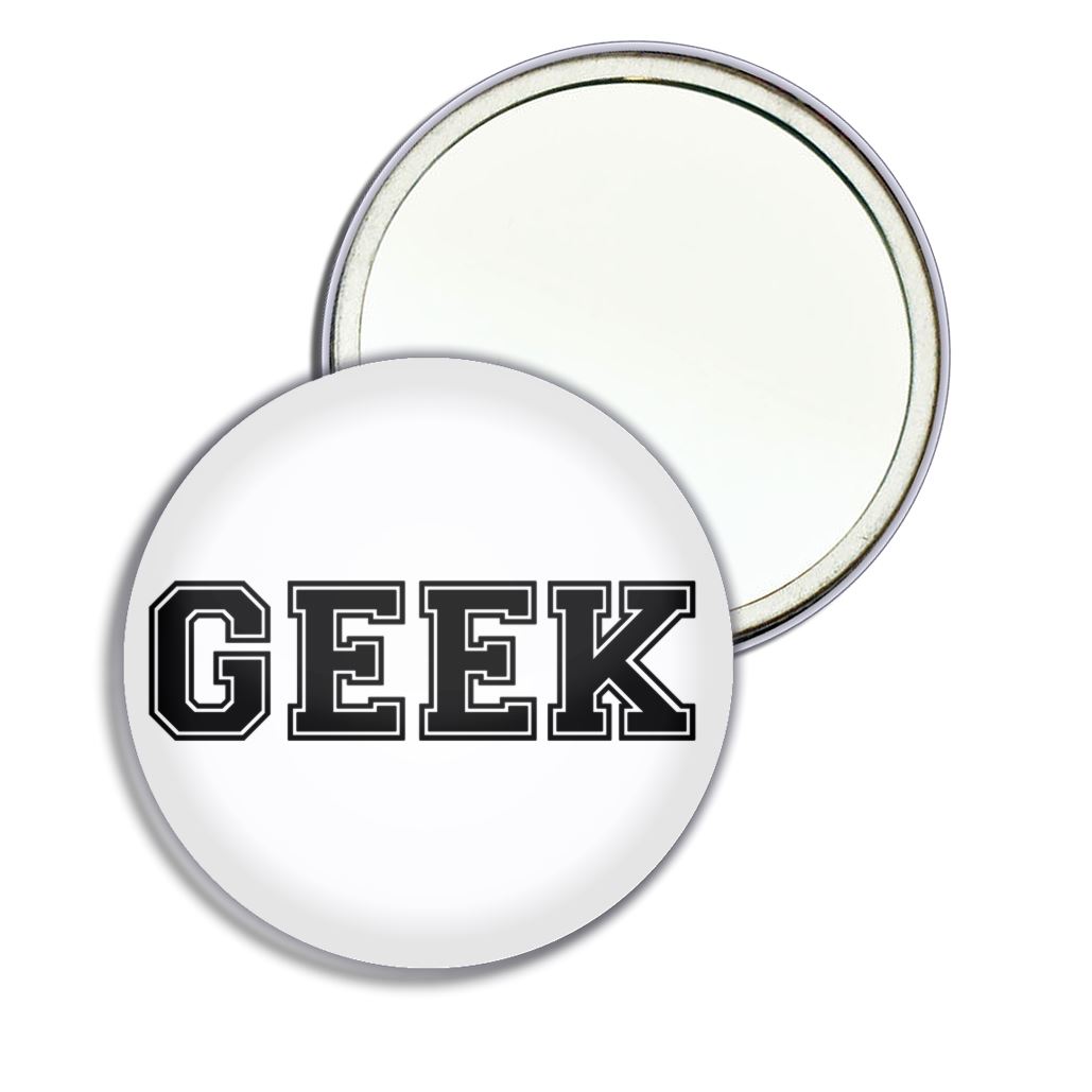 Varsity Geek runder Spiegel Tasche kompakt (55 mm oder 77 mm) - Bild 3 von 6