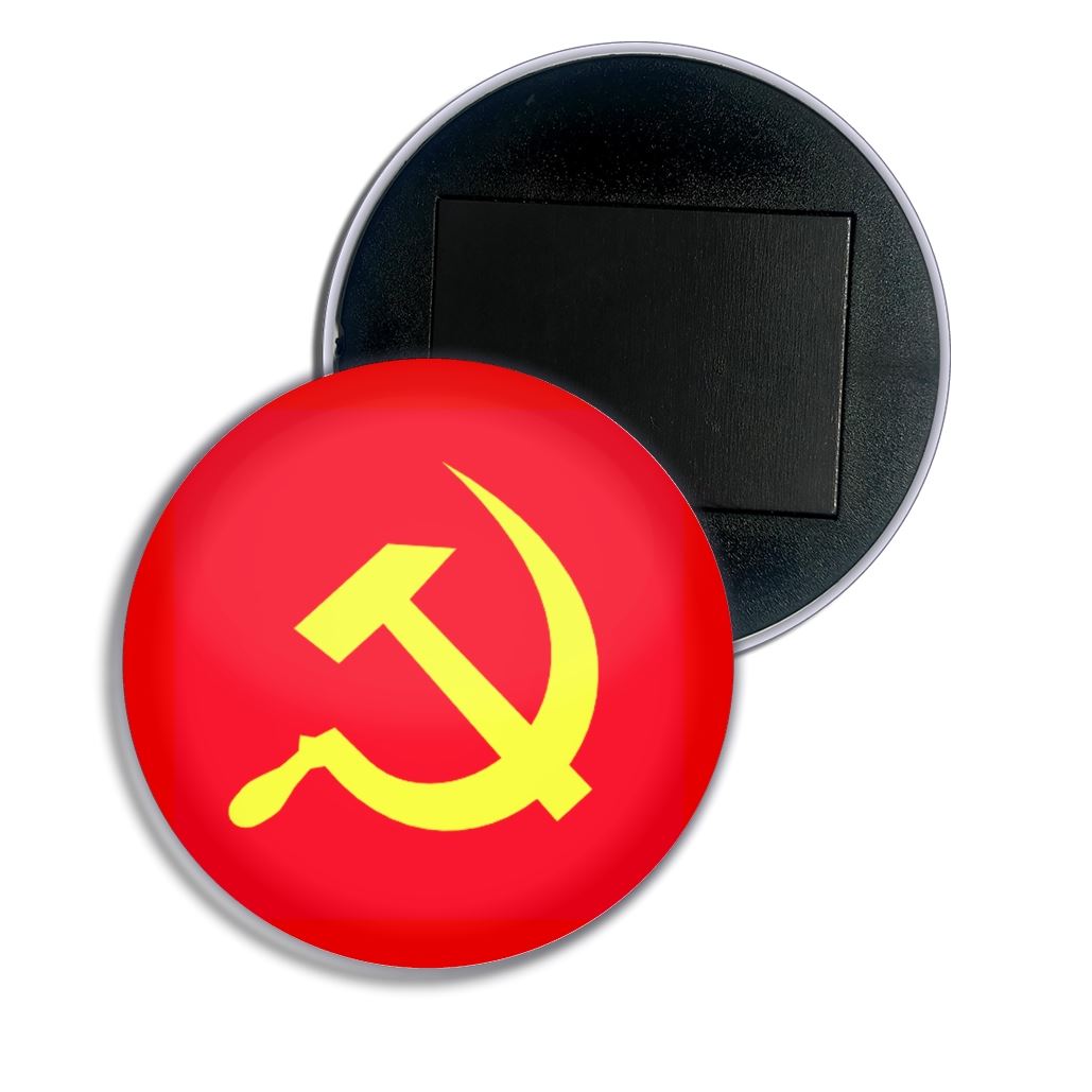 Sowjetunion Flagge Kühlschrankmagnet Knopf Abzeichen (25, 55 oder 77 mm) - Bild 4 von 4