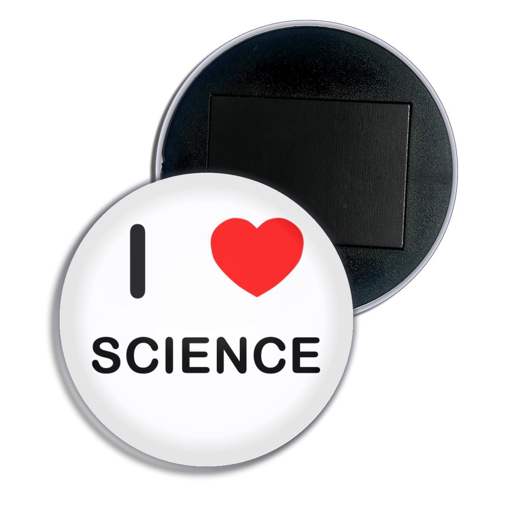 Science I Love Herz Kühlschrankmagnet Knopf Abzeichen (25, 55 oder 77 mm) - Bild 4 von 4