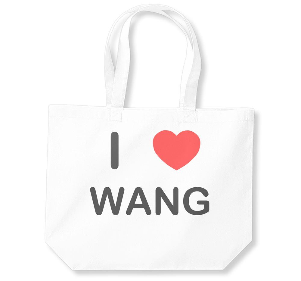 Wang I Love Cotton Shopping Bag (Black, White, Natural) - Picture 7 of 8