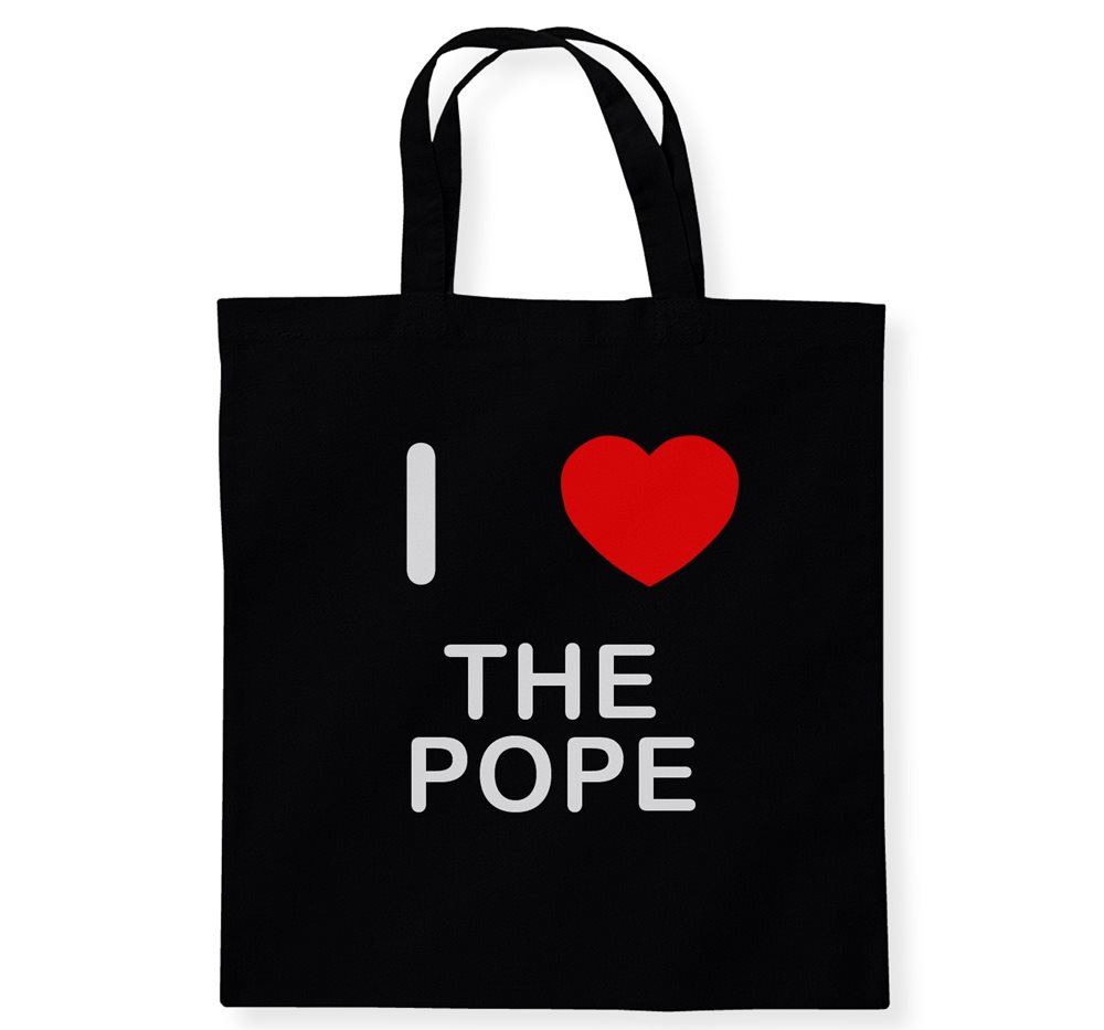 The Pope I Love Tote Bag Reusable Cotton Shopping Bag - Bild 5 von 8
