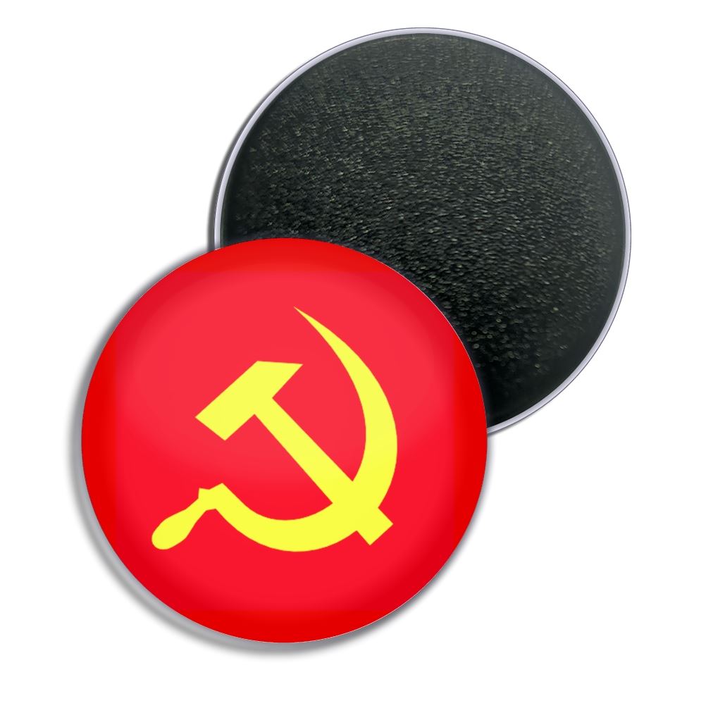 Sowjetunion Flagge Kühlschrankmagnet Knopf Abzeichen (25, 55 oder 77 mm) - Bild 2 von 4