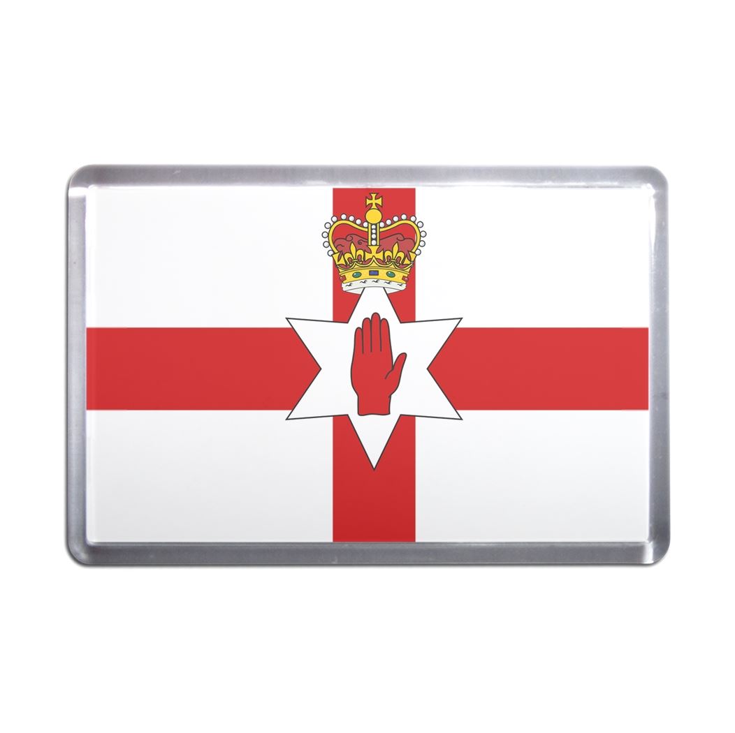 Northern Ireland Flag Plastic Fridge Magnet (S, M, L, XL) - Picture 5 of 10