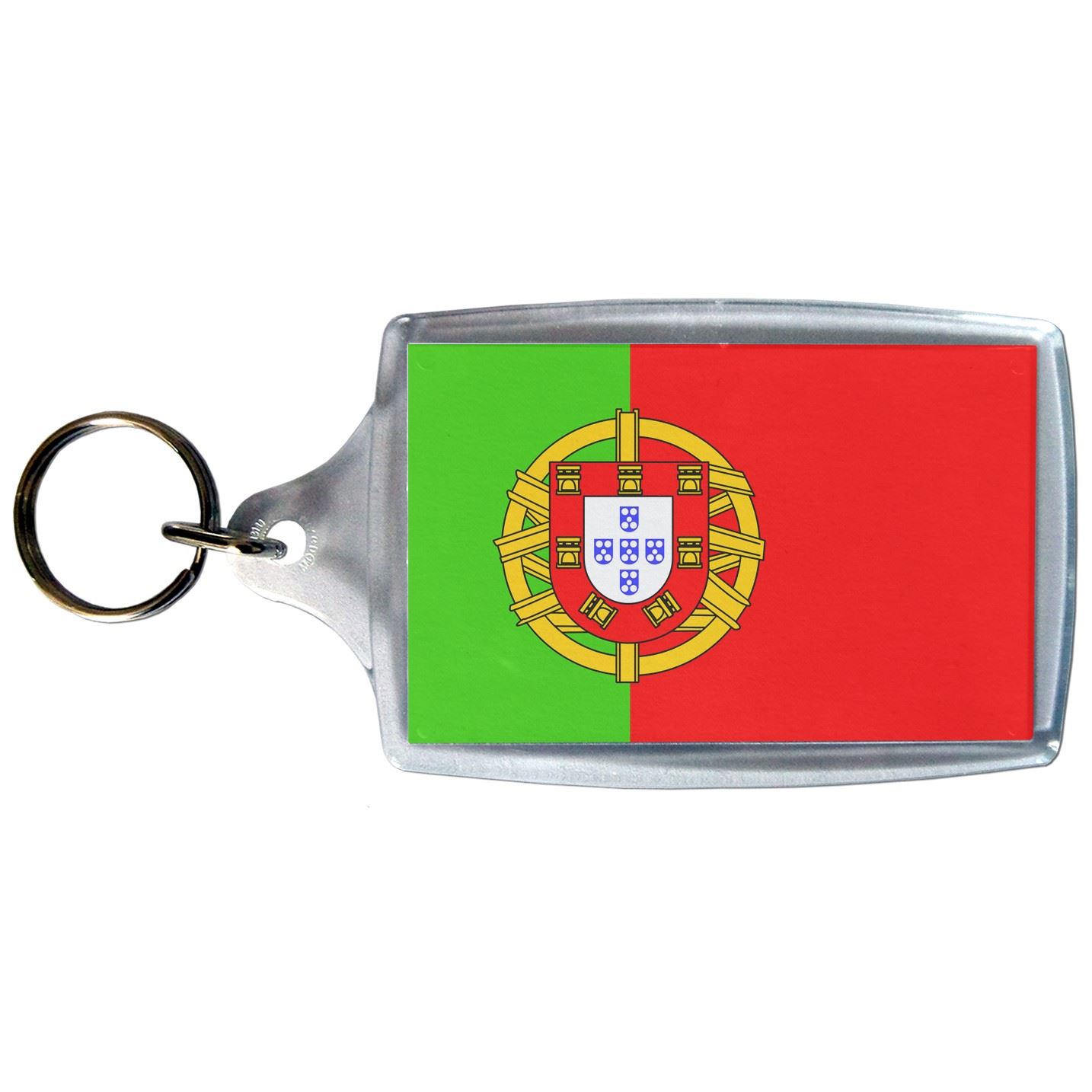 Llavero Bandera Portugal Plástico Transparente (S, M o L) - Imagen 3 de 8