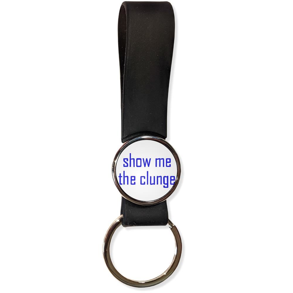 Show Me The Clunge Silicone Loop Key Ring (35mm x 120mm) - Picture 3 of 8