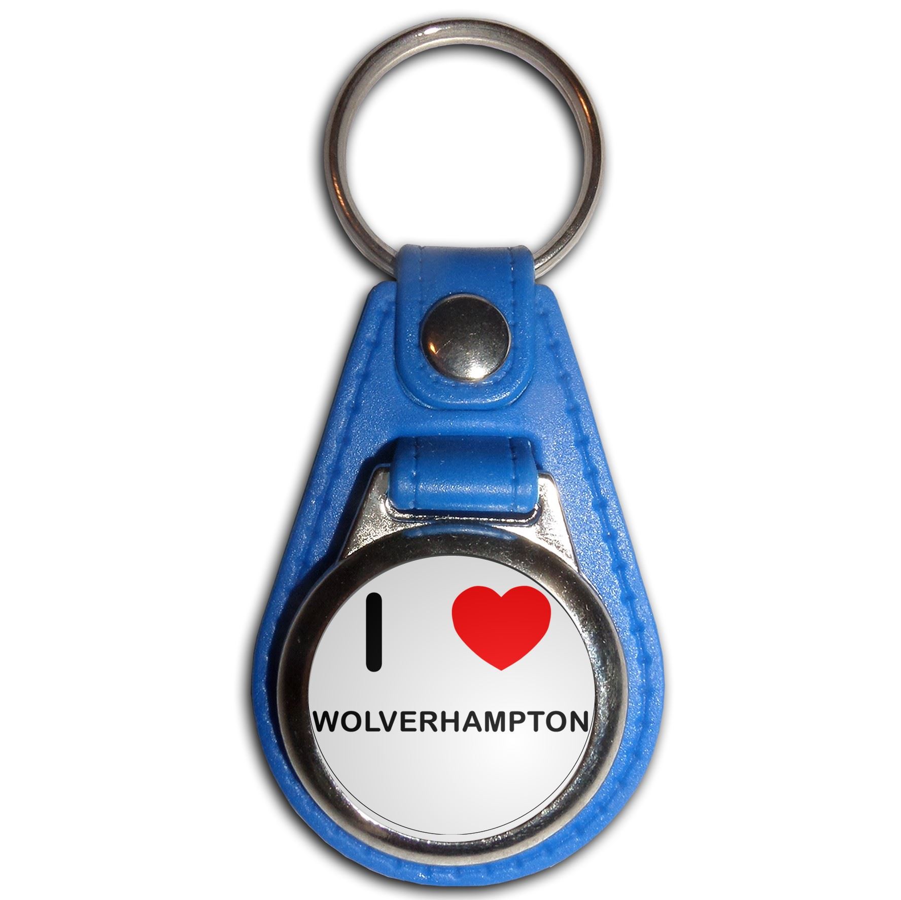 Wolverhampton I Love Plastic Medallion Key Ring (61mm x 38mm) - Picture 5 of 12