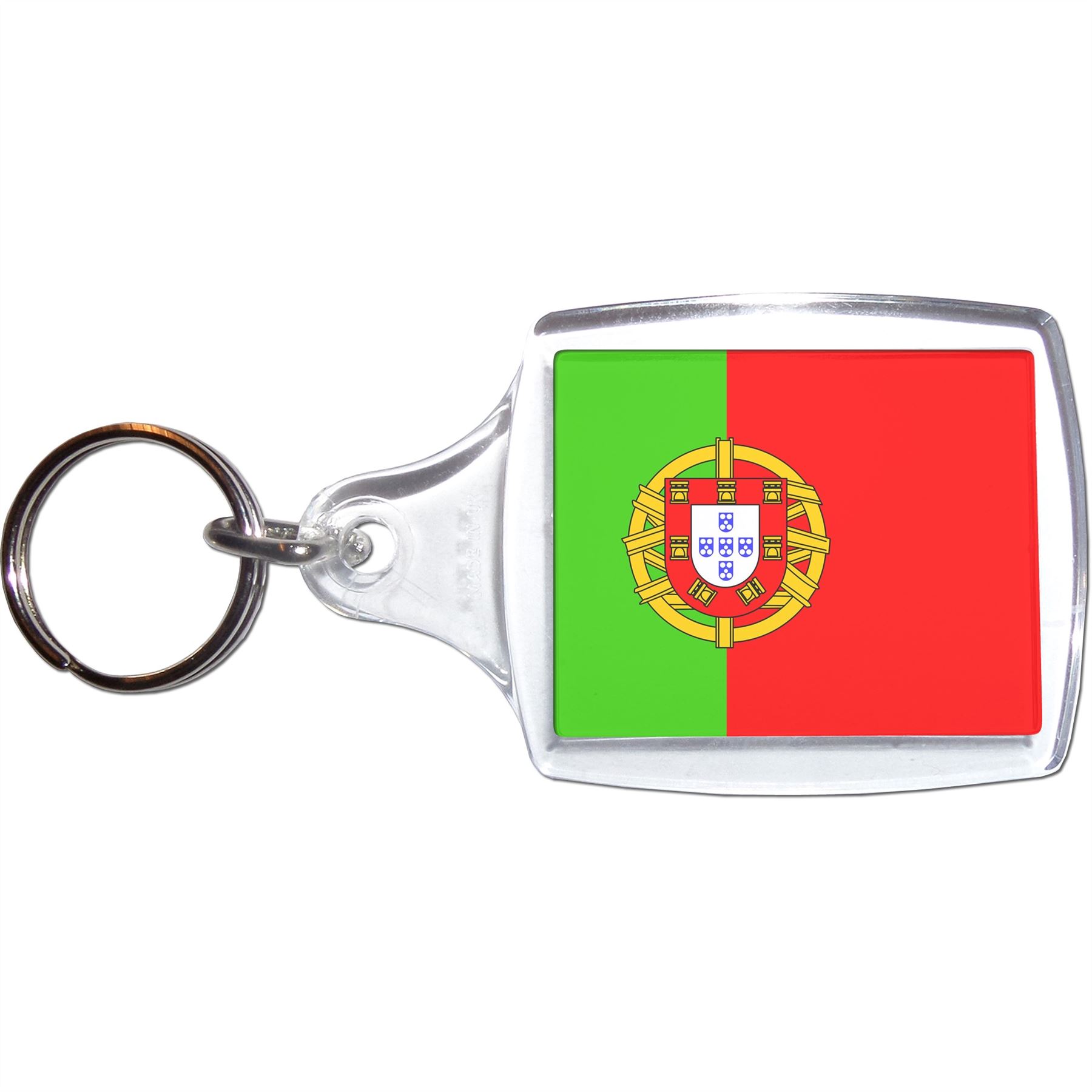Llavero Bandera Portugal Plástico Transparente (S, M o L) - Imagen 5 de 8