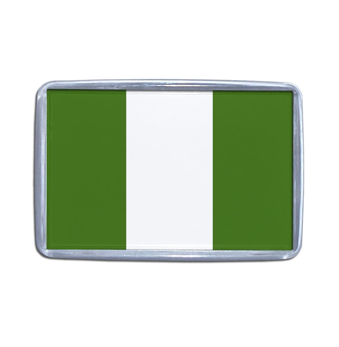 Nigeria Flag Plastic Fridge Magnet (S, M, L, XL) - Picture 7 of 10