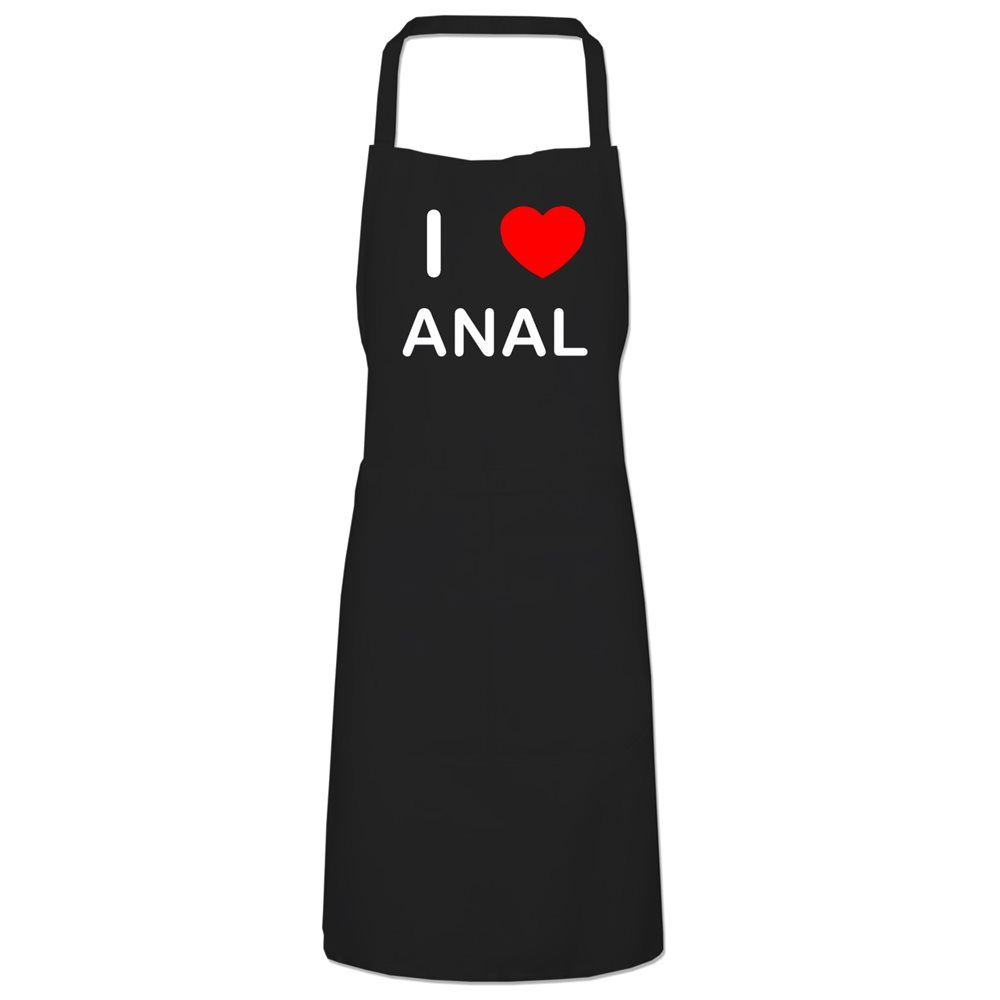 An*l I Love Kitchen Apron Bib with Adjustable Neck and Ties - Picture 3 of 10
