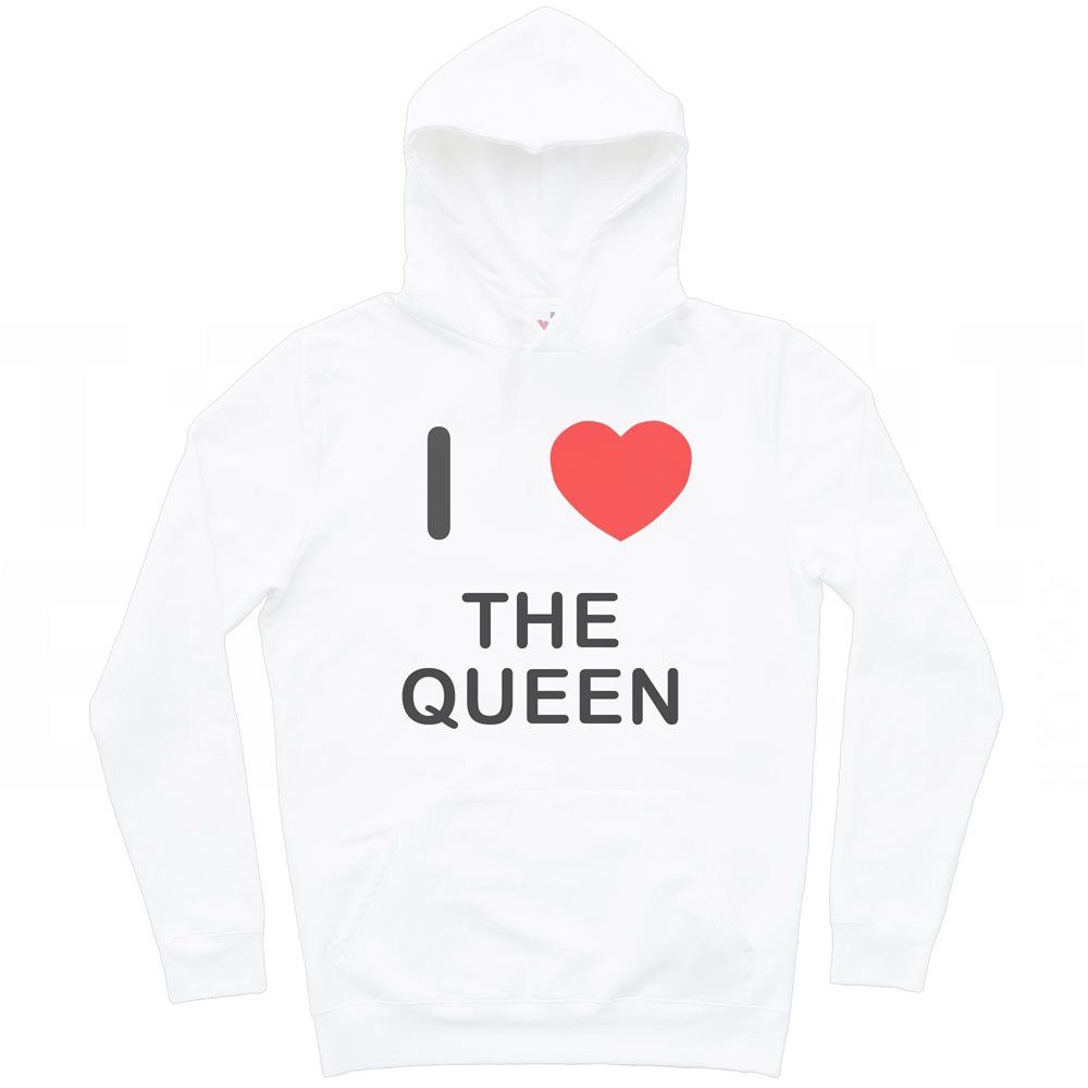 The Queen I Love Hoodie Pullover Adult Long Sleeved - Picture 29 of 34