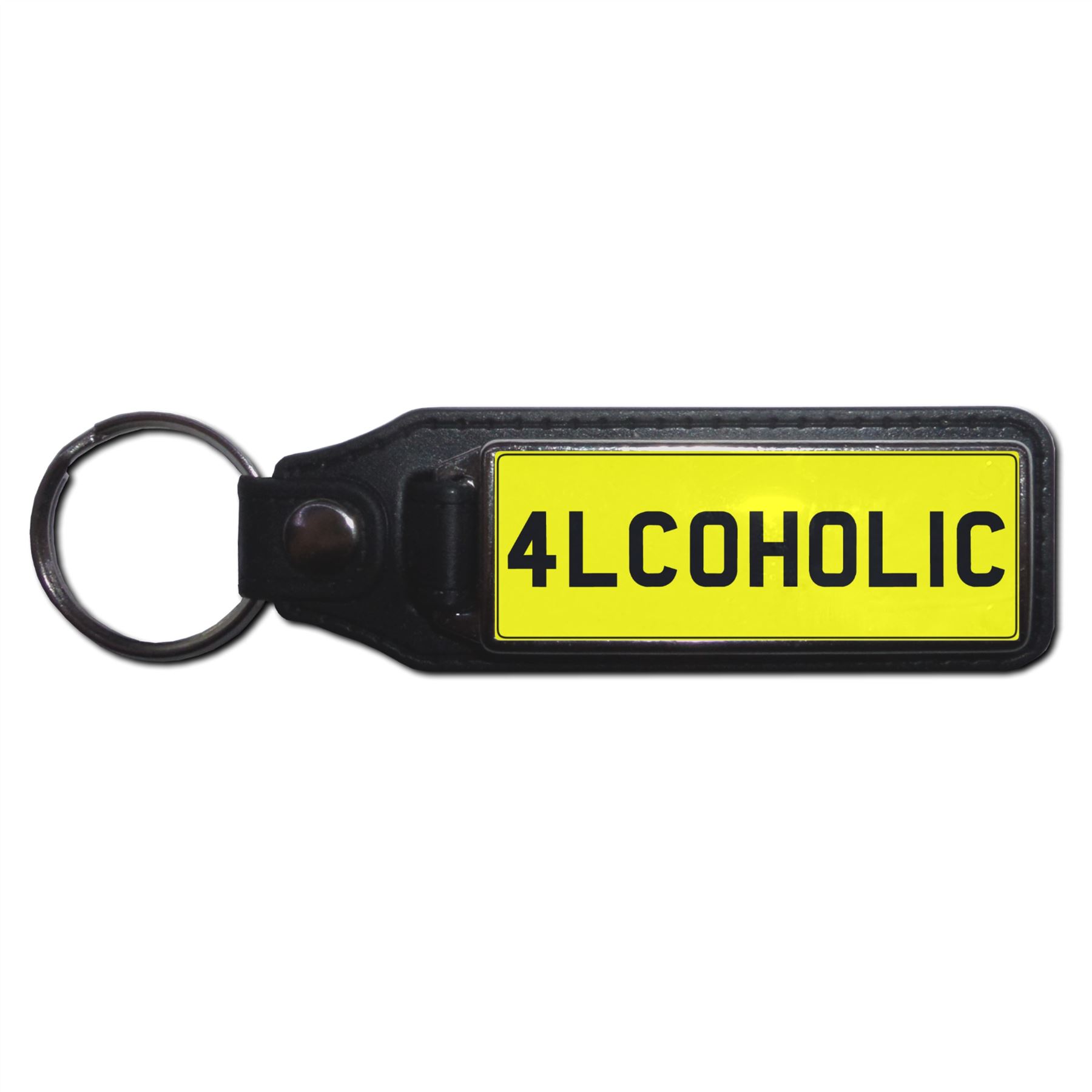 ALKOHOLISCH - UK Nummernschild Schlüsselanhänger | Medaillon/Kunststoff/Metall wählbar - Bild 5 von 8