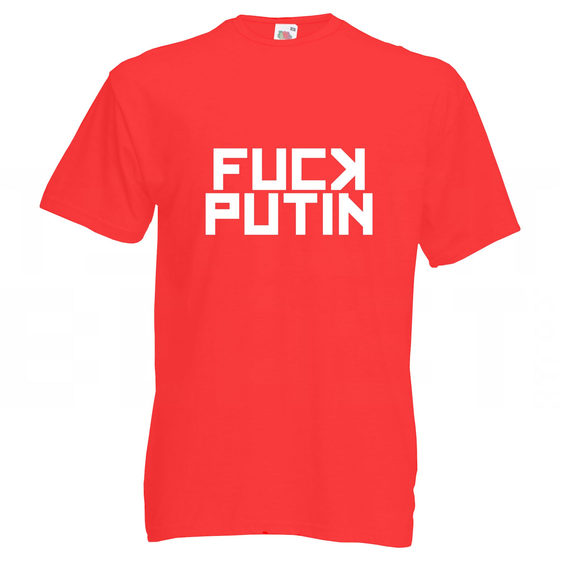 F*ck Putin T Shirt Tee Adult Crew Neck Short Sleeved - Picture 23 of 34